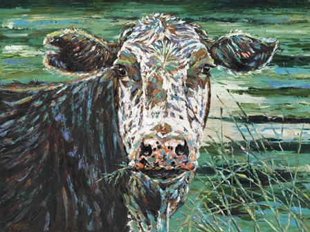 Marshland Cow II by Carolee Vitaletti art print