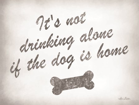 Drinking Alone by Lori Deiter art print