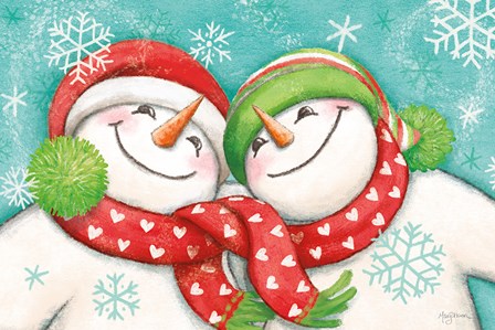 Let it Snow II Eyes Open by Mary Urban art print