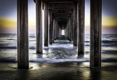 Cali Pier Sunset by Duncan art print