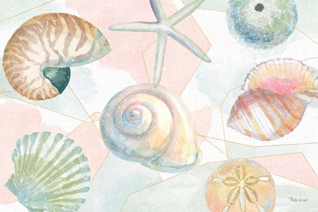 Watercolor Coast IV by Beth Grove art print