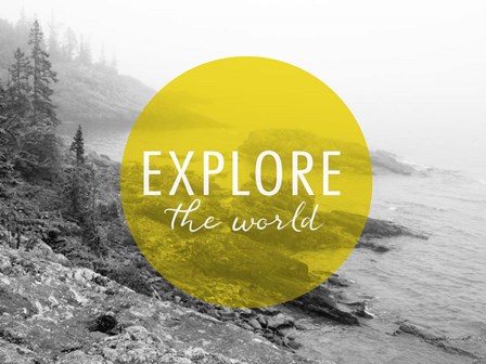 Explore the World v2 by Laura Marshall art print