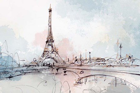 Blushing Paris by Isabelle Z art print