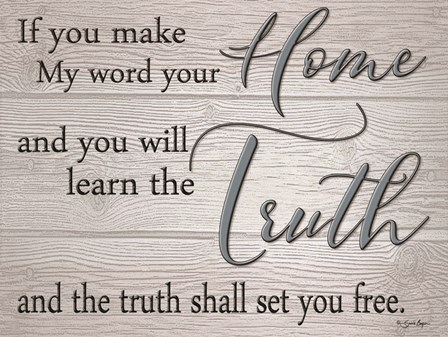 Truth Shall Set You Free by Susie Boyer art print