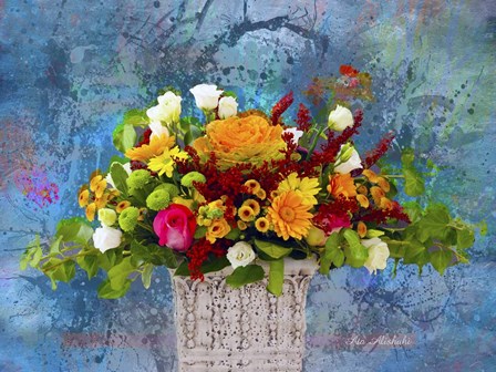 Garden Of Flowers M3 by Ata Alishahi art print