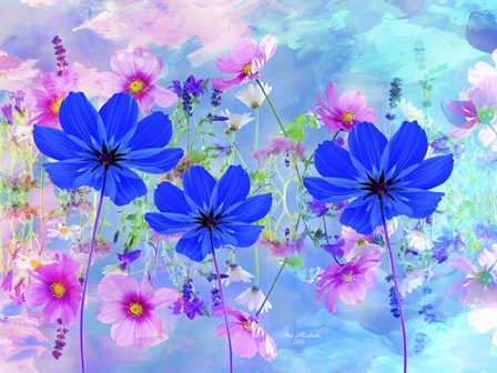 Garden Of Flowers M9 by Ata Alishahi art print