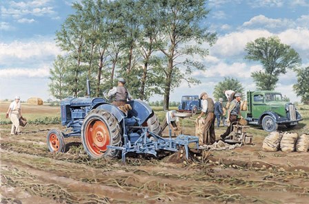 Lifting the Crop by Trevor Mitchell art print