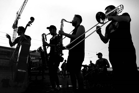 CitySilhouttes 10 by Moises Levy art print