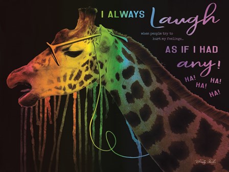 I Always Laugh by Cindy Jacobs art print